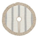 Graycie Grain Sack Stripe Tree Skirt-Lange General Store