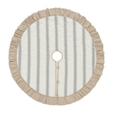 Graycie Grain Sack Stripe Tree Skirt-Lange General Store