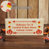 Halloween Carnival Sign-Lange General Store