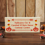 Halloween Carnival Sign-Lange General Store