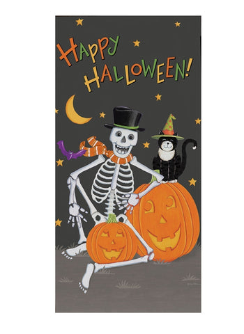 Happy Halloween Skeleton Terry Towel-Lange General Store