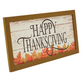 Happy Thanksgiving Fall Leaves Wall Sign-Lange General Store