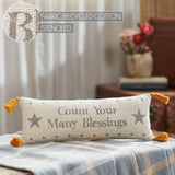 Harvest Blessings Count Your Many Blessings Woven Pillow-Lange General Store