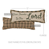 Harvest Blessings Give Thanks to the Lord Pillow-Lange General Store