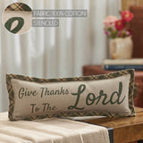 Harvest Blessings Give Thanks to the Lord Pillow-Lange General Store