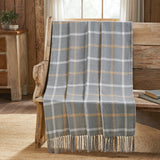 Harvest Blessings Plaid Woven Throw-Lange General Store