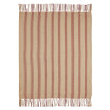 Harvest Blessings Pumpkin Patch Ticking Stripe Woven Throw-Lange General Store