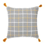 Harvest Blessings Woven Plaid Pillow 18x18-Lange General Store