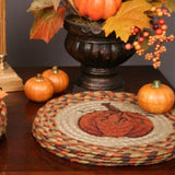 Harvest Pumpkin Braided Trivet Set-Lange General Store