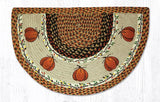 Harvest Pumpkin Braided Rug-Lange General Store