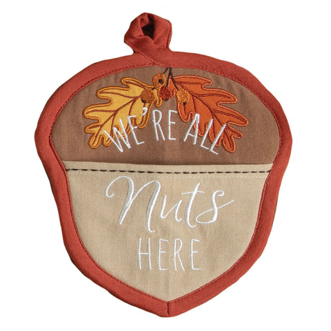 Harvest Pumpkin Pot Holder-Lange General Store