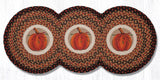 Harvest Pumpkin Tri-Circle Table Runner-Lange General Store