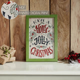 Have A Holly Jolly Christmas Framed Sign-Lange General Store