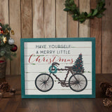 Have Yourself A Merry Little Christmas Bicycle Sign-Lange General Store