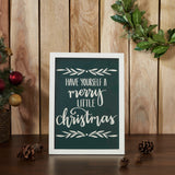 Have Yourself A Merry Little Christmas Sign-Lange General Store