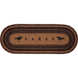 Heritage Farms Crow Braided Table Runners-Lange General Store