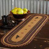 Heritage Farms Crow Braided Table Runners-Lange General Store