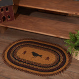 Heirloom Farm Crow Oval Rug-Lange General Store