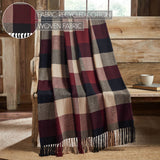 Heirloom Farm Primitive Check Woven Throw-Lange General Store