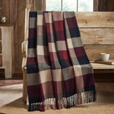 Heirloom Farm Primitive Check Woven Throw-Lange General Store