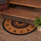 Heirloom Farm Star Half Circle Rug-Lange General Store