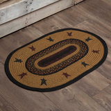 Heritage Farms Star Oval Rug-Lange General Store