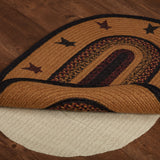 Heirloom Farm Star Oval Rug-Lange General Store