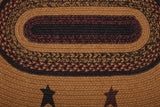 Heirloom Farm Star Oval Rug-Lange General Store