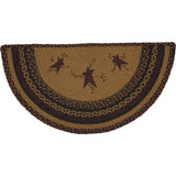 Heritage Farms Star and Pip Half Circle Rug-Lange General Store