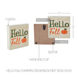 Hello Fall Pumpkin Sign-Lange General Store