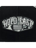 Hold Fast Mens Cap Black Camo Crest-Lange General Store