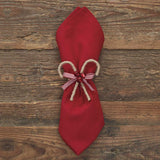 Holiday Cheer Candy Cane Napkin Rings-Lange General Store