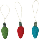 Holiday Lights Felt Ornament Set of 12-Lange General Store