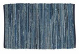 Indigo Blue Chindi Rag Rug-Lange General Store