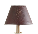 Iron Lantern Lamp - Rustic Red - Lange General Store