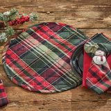 Jack Frost Round Quilted Placemats-Lange General Store