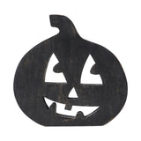 Jack O' Lantern Black Wood Decor-Lange General Store