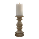 Jenny White Washed Candle Holders-Lange General Store