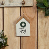 Joy Wreath Hanging Ornament-Lange General Store