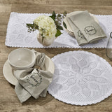 Kadia White Lace Placemats-Lange General Store