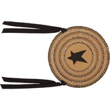 Kettle Grove Star Jute Chair Pad - Set of 6-Lange General Store