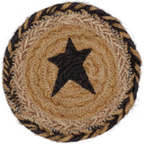 Kettle Grove Star Jute Coasters-Lange General Store