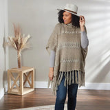 Khaki Meegan Poncho-Lange General Store