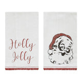 Kingle Chenille Holly Jolly Tea Towel Set-Lange General Store