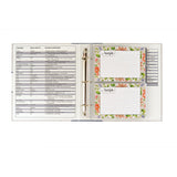 Lattice Floral Recipe Binder-Lange General Store