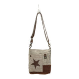 Leather Star Crossbody Bag-Lange General Store