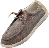 Lightweight Boat Shoes Men's Khaki Brown-Lange General Store