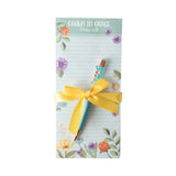 Listpad w/Pen: Teal Floral-Lange General Store