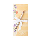 Listpad w/Pen: Yellow Floral-Lange General Store