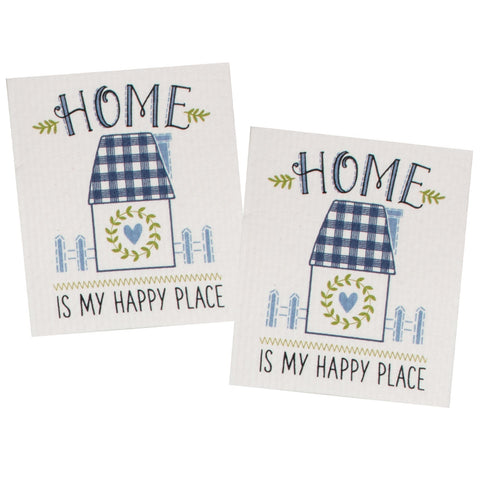 Love Grows Here Swedish Dishcloth Set of 2-Lange General Store